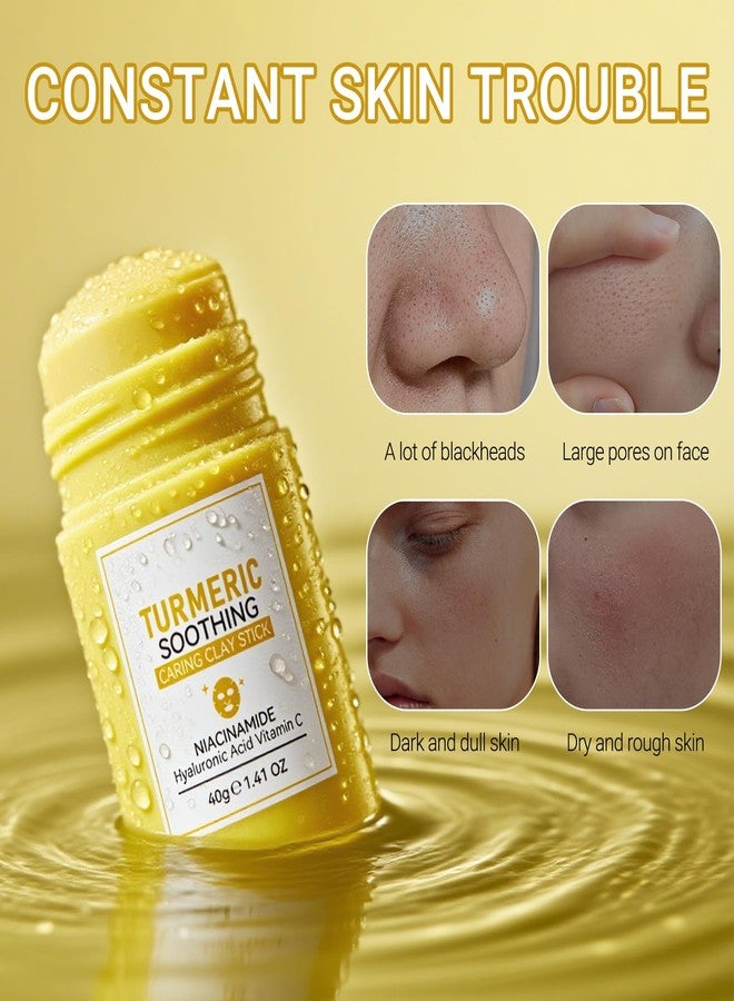 إريندي قناع الطين بالكركم من إيريندي، قطعتان، قناع تنظيف عميق بخلاصة نبات السنتيلا الآسيوية، قناع طيني منظف لتنظيف المسام بعمق، تحسين البشرة، قناع للوجه لعلاج حب الشباب، تقشير لطيف، والتحكم في إفراز الزيوت - Image 3